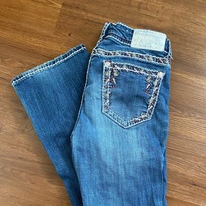 GRACE in LA mid-wash bootcut jean